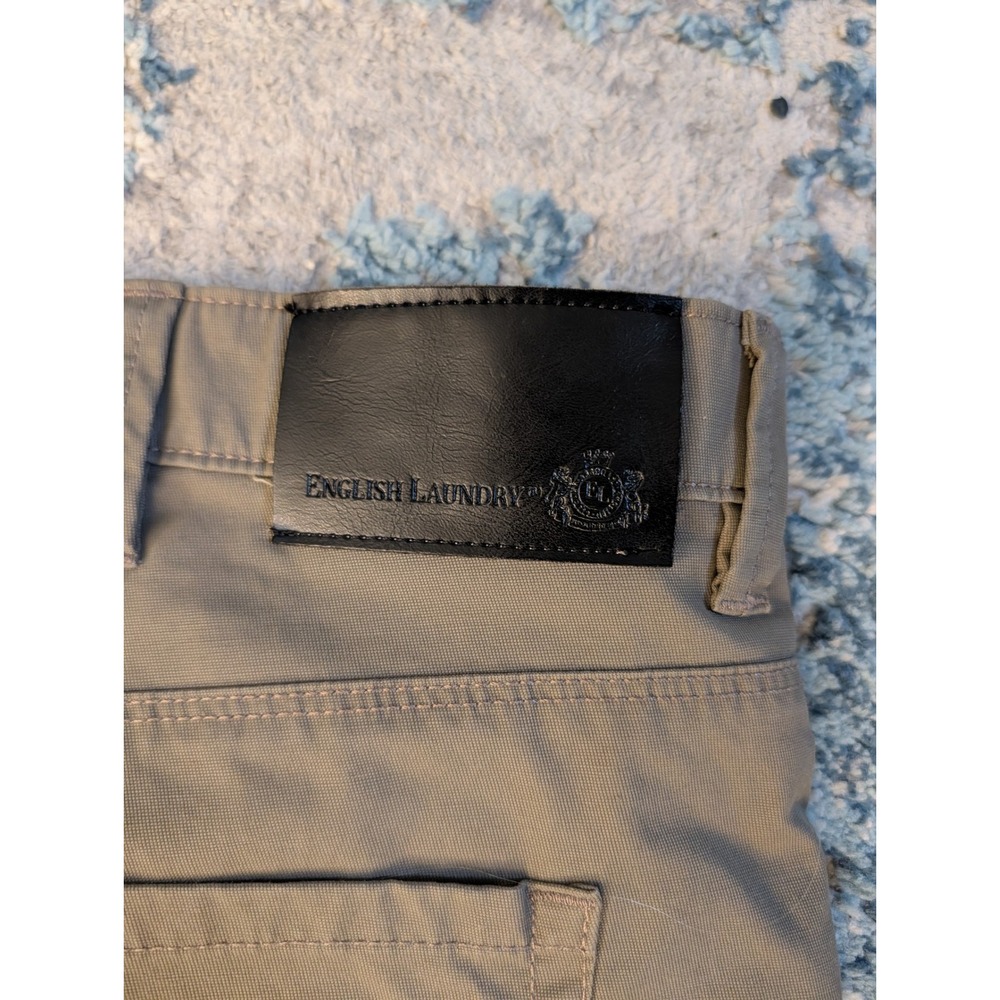 English Laundry Mens Olive Green 5-Pocket Straight Leg Pants 40x30 - Picture 6 of 6